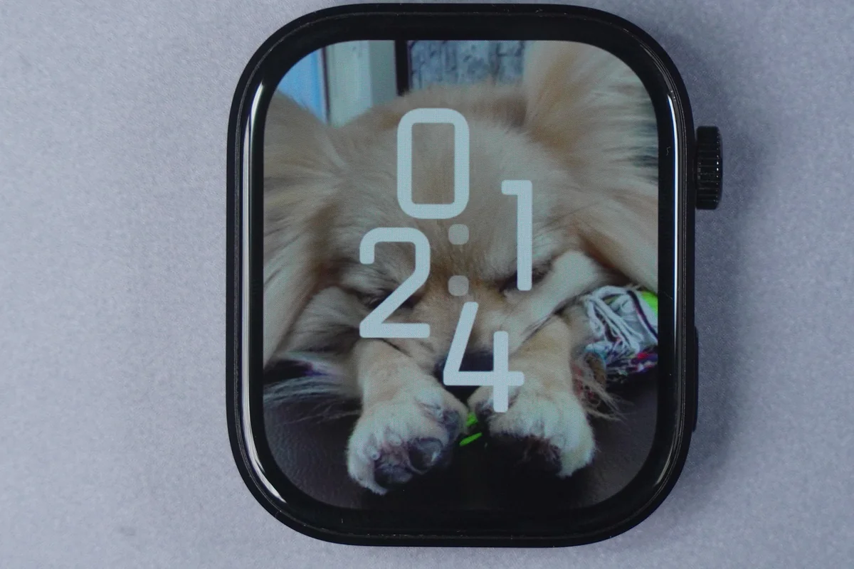 Redmi Watch 6の写真文字盤(愛犬の壁紙)